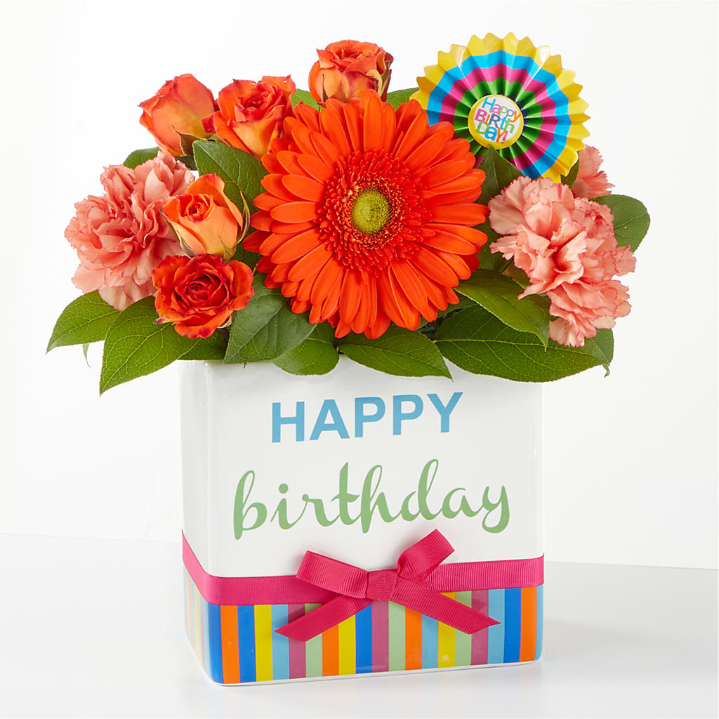 Birthday Surprise Bouquet – CHRISTINE'S CREATIONS FLOWER SHOP, West Haven CT