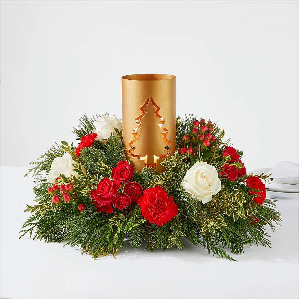 December Dreams Centerpiece – CHRISTINE'S CREATIONS FLOWER SHOP, West Haven CT