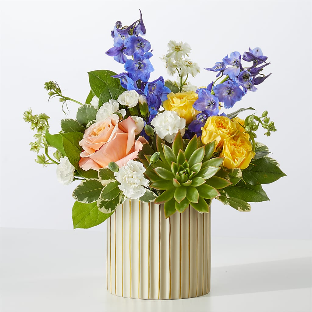 Cobalt Reverie Bouquet – CHRISTINE'S CREATIONS FLOWER SHOP, West Haven CT