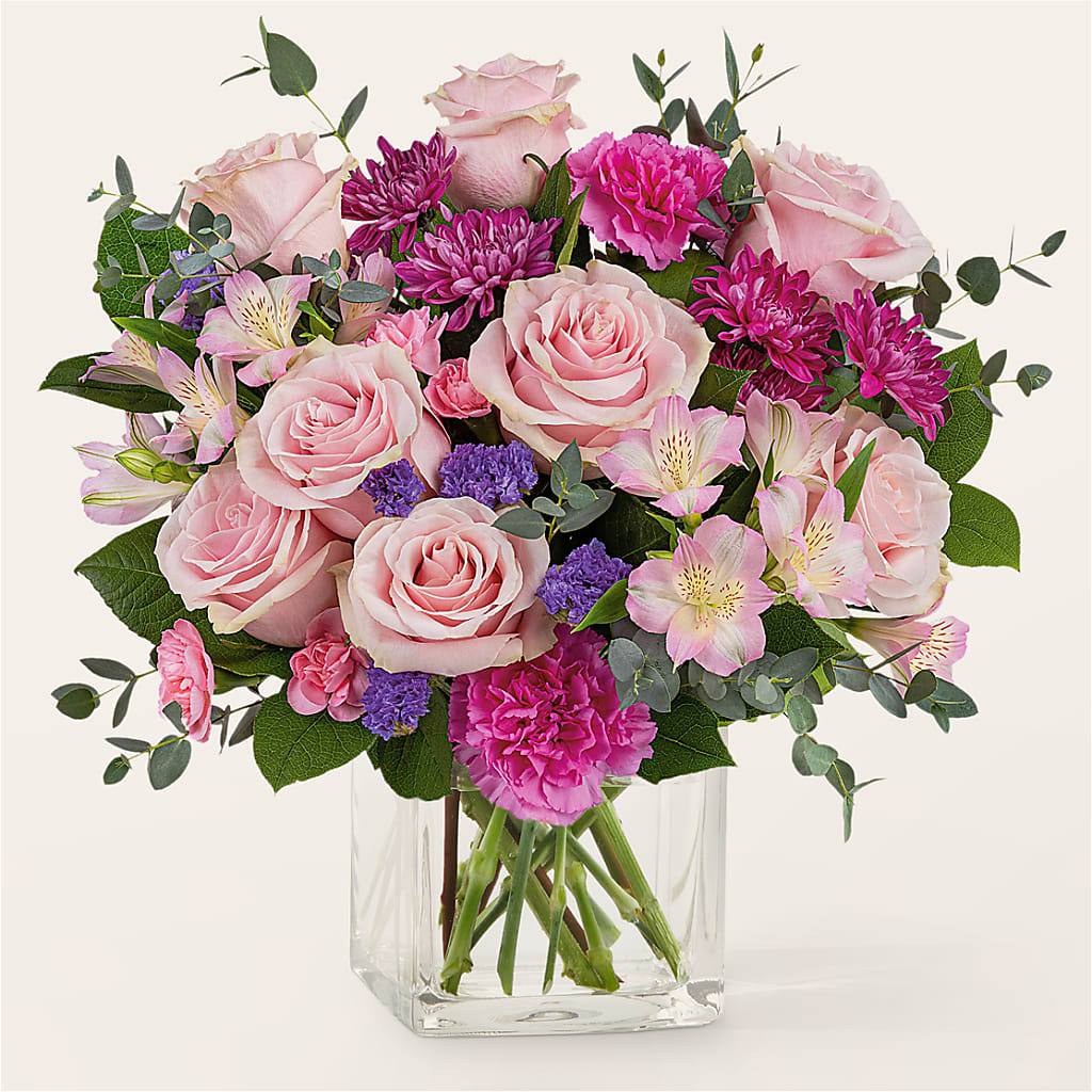 Rosy Radiance Bouquet – CHRISTINE'S CREATIONS FLOWER SHOP, West Haven CT