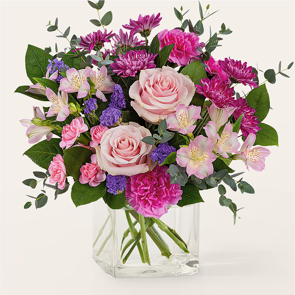 Rosy Radiance Bouquet – CHRISTINE'S CREATIONS FLOWER SHOP, West Haven CT