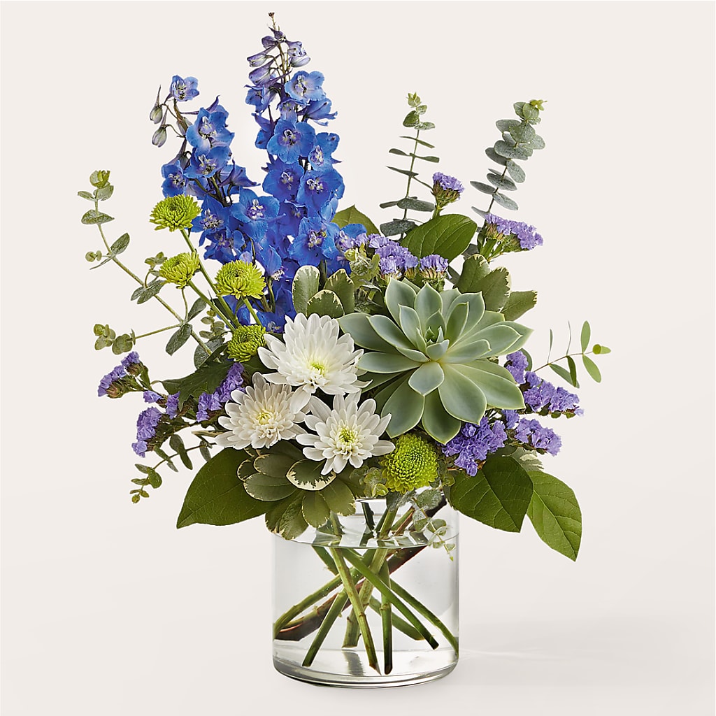 Cerulean Waves Bouquet – CHRISTINE'S CREATIONS FLOWER SHOP, West Haven CT