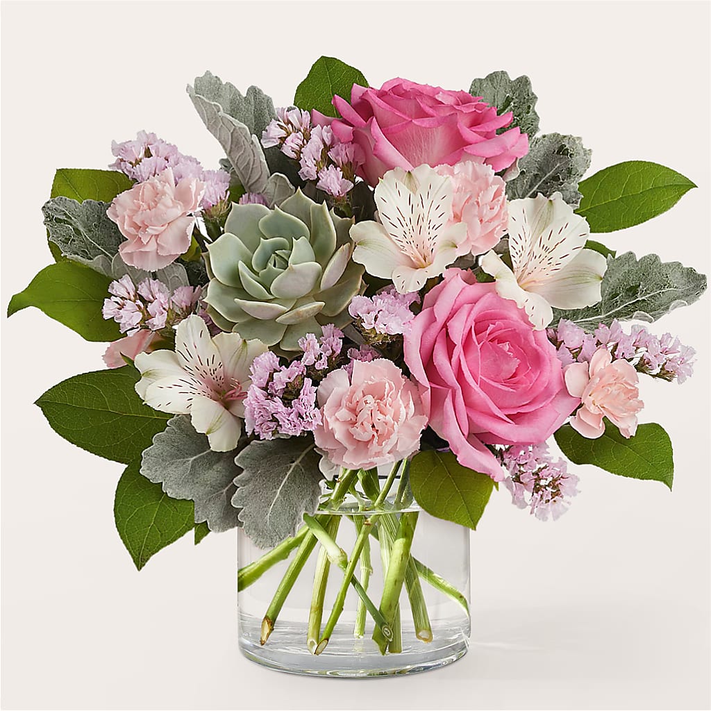 Dusty Rose Bouquet – CHRISTINE'S CREATIONS FLOWER SHOP, West Haven CT