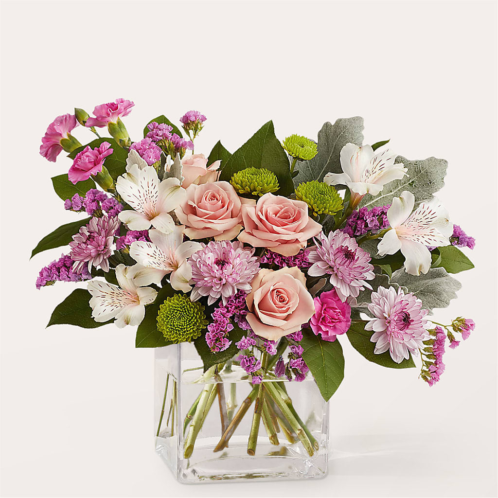 Pink Suede Bouquet – CHRISTINE'S CREATIONS FLOWER SHOP, West Haven CT