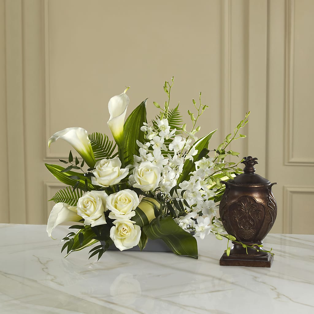At Peace Arrangement – CHRISTINE'S CREATIONS FLOWER SHOP, West Haven CT