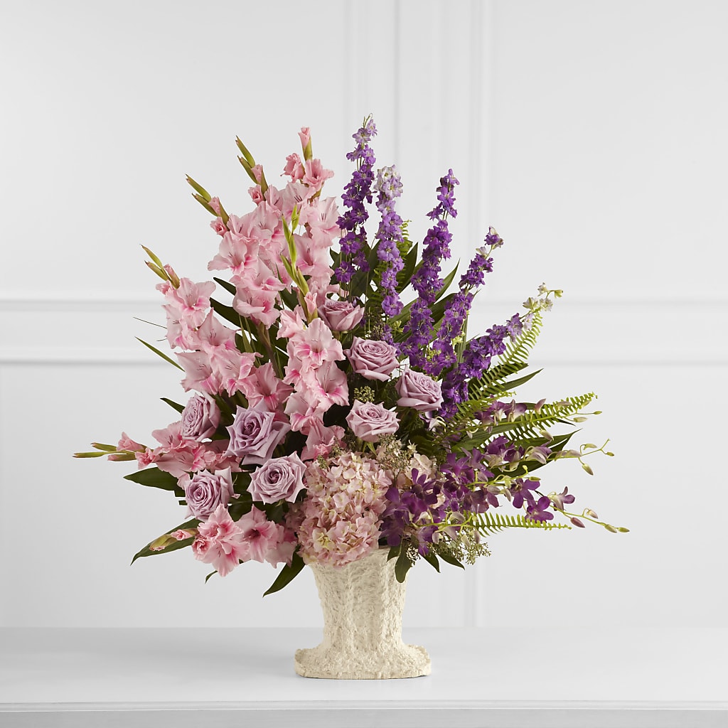 Flowing Garden Arrangement – CHRISTINE'S CREATIONS FLOWER SHOP, West Haven CT