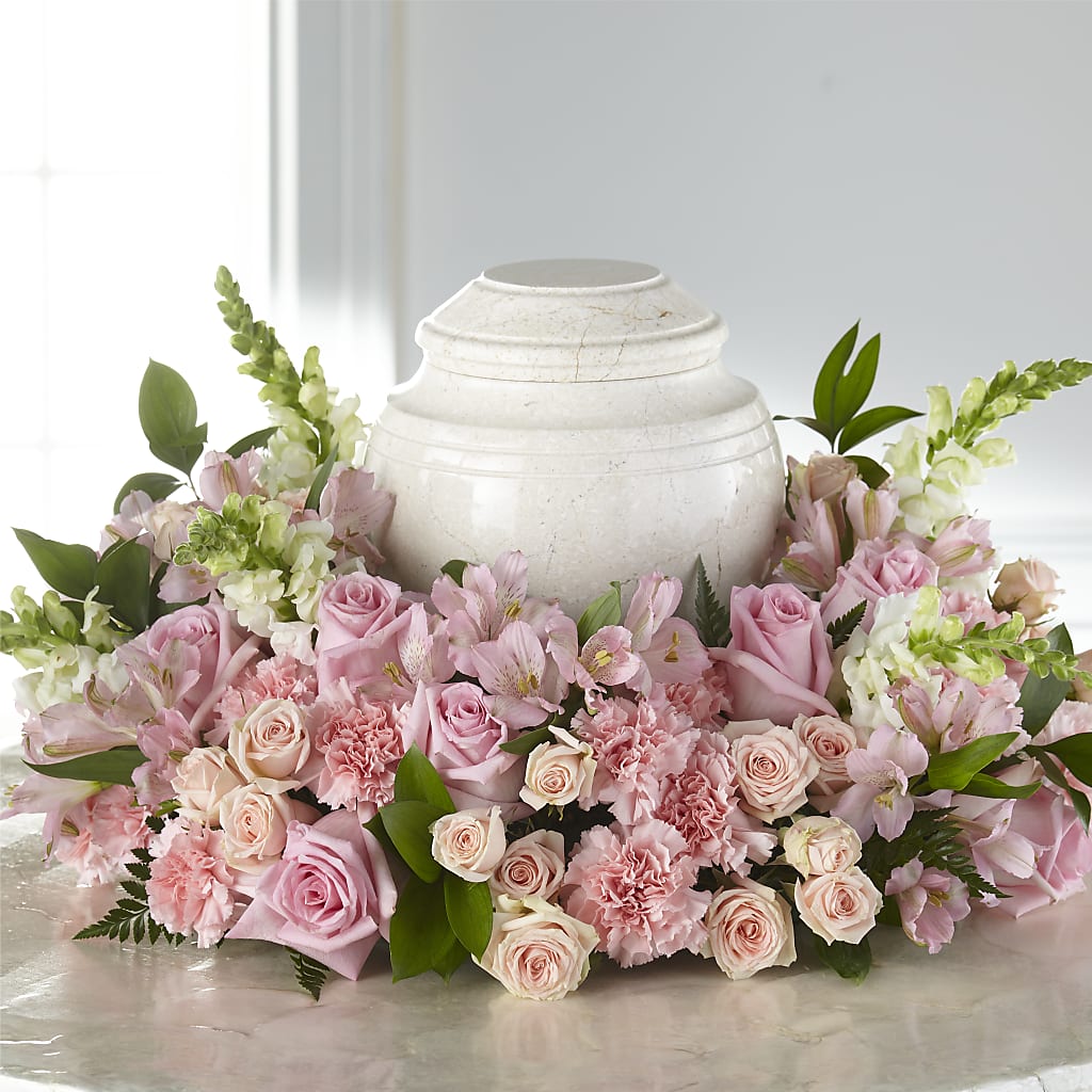 Blooms of Hope Cremation Adornment – CHRISTINE'S CREATIONS FLOWER SHOP, West Haven CT