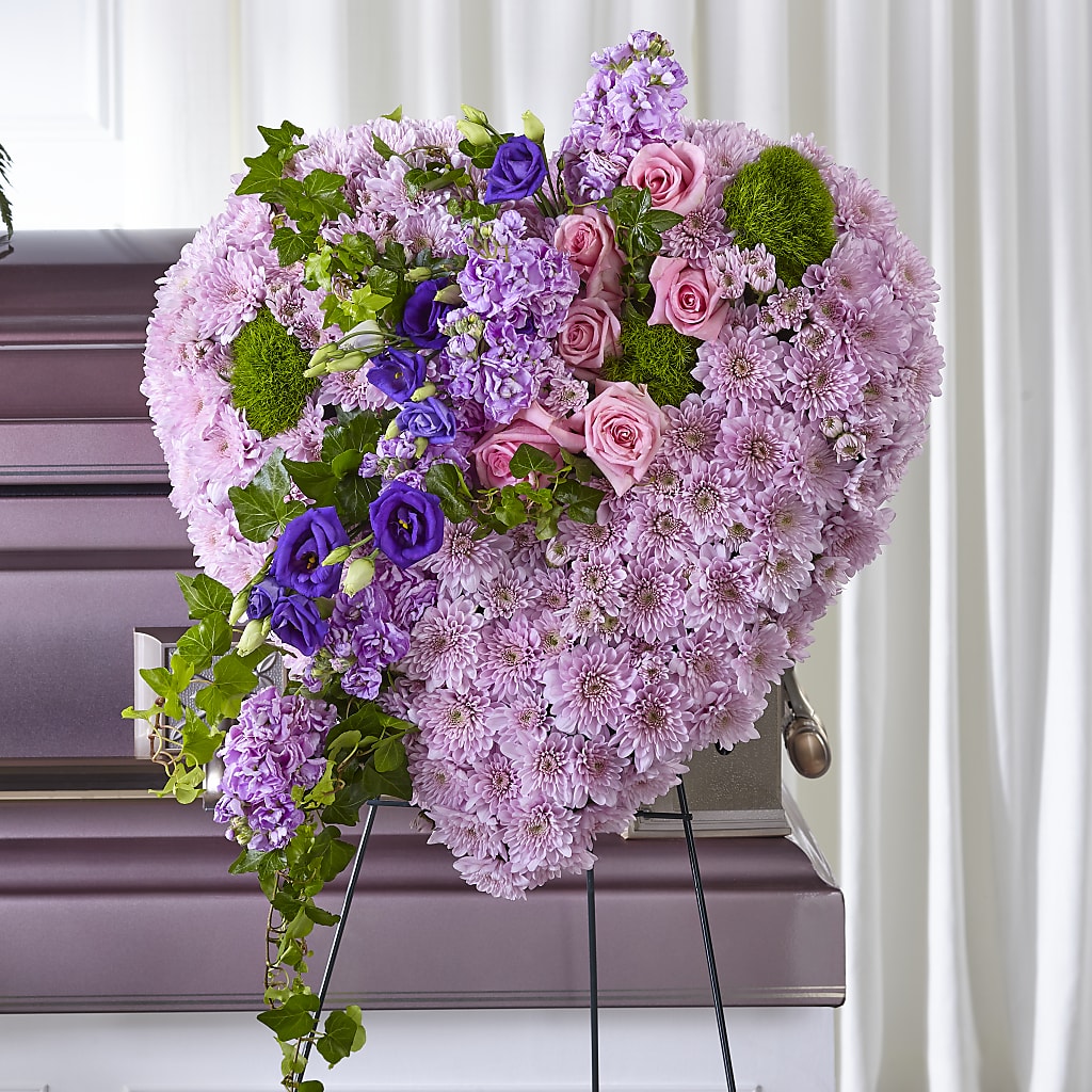 Treasured Love Standing Heart – CHRISTINE'S CREATIONS FLOWER SHOP, West Haven CT