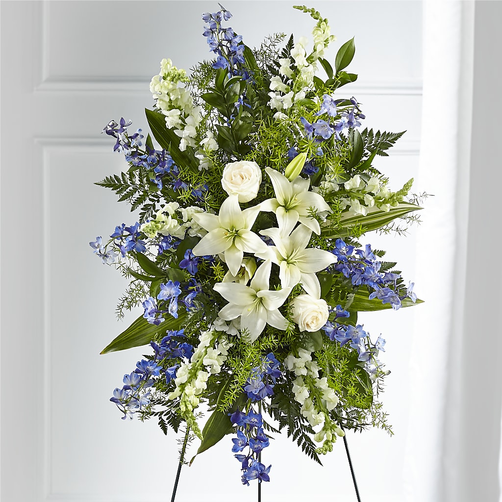 Faithful Friend Standing Spray – CHRISTINE'S CREATIONS FLOWER SHOP, West Haven CT