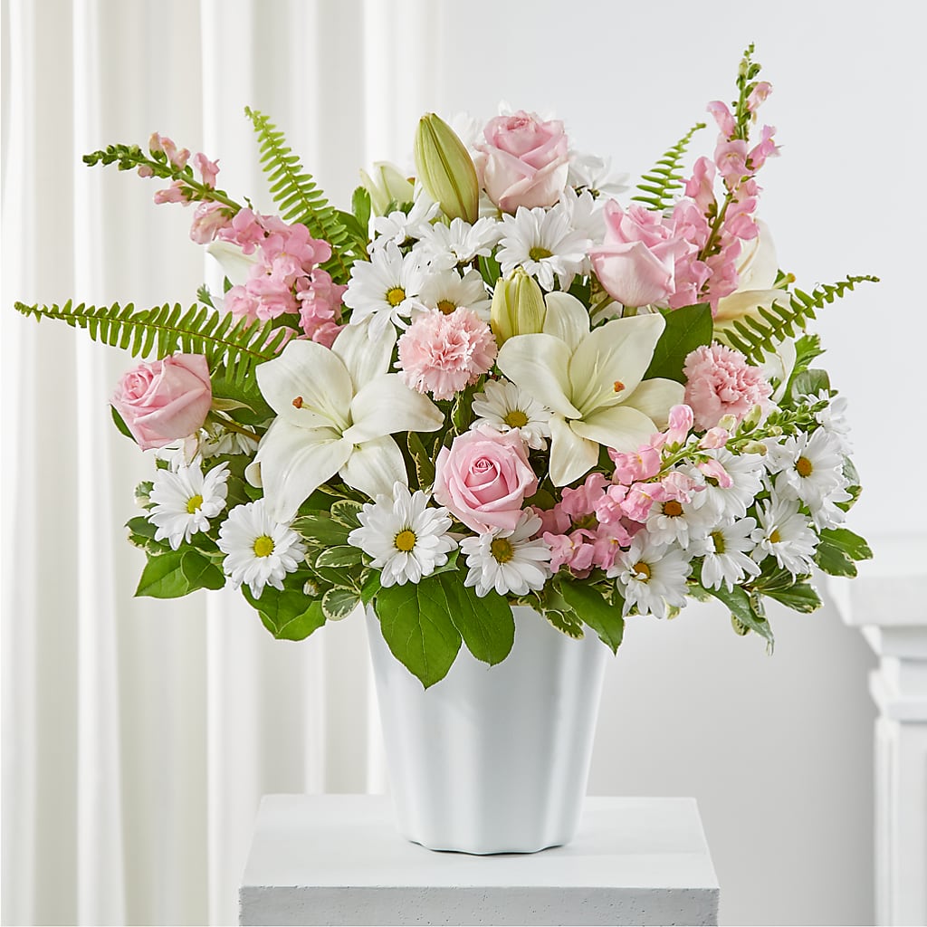 Soft Touch Tabletop Basket – CHRISTINE'S CREATIONS FLOWER SHOP, West Haven CT
