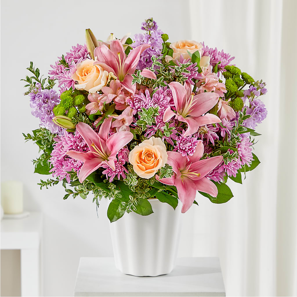 Supportive Embrace Tabletop Basket – CHRISTINE'S CREATIONS FLOWER SHOP, West Haven CT
