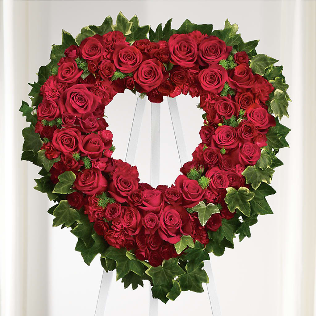 Wholehearted Standing Spray – CHRISTINE'S CREATIONS FLOWER SHOP, West Haven CT