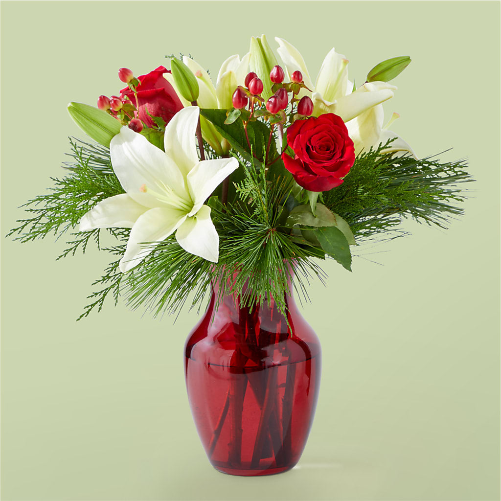 Evergreen Delight Bouquet – CHRISTINE'S CREATIONS FLOWER SHOP, West Haven CT