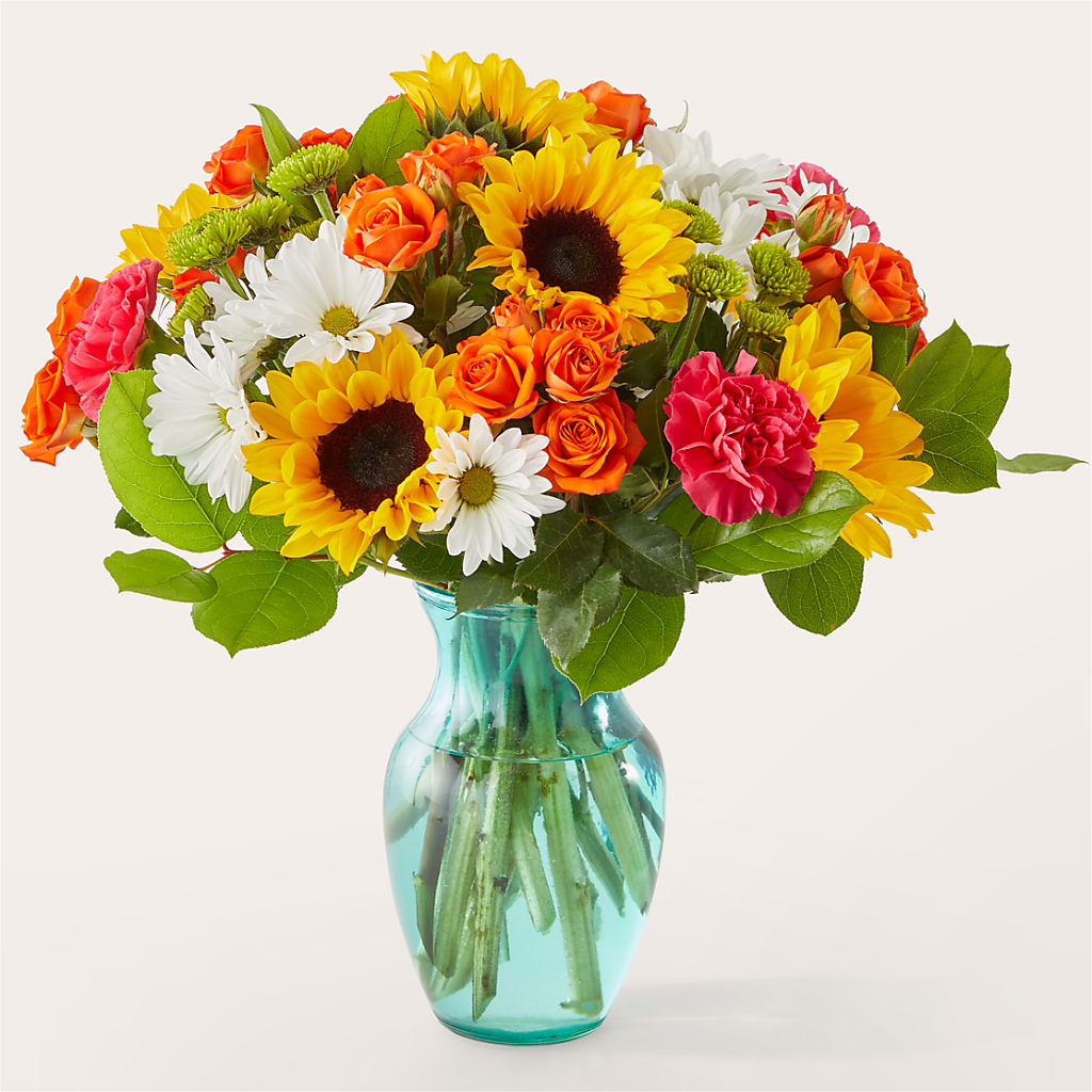 Sun-drenched Blooms Bouquet – CHRISTINE'S CREATIONS FLOWER SHOP, West Haven CT