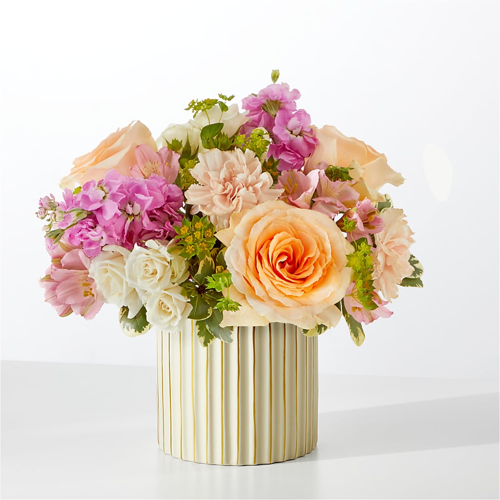 Paradise Bouquet with Ivory Vase – CHRISTINE'S CREATIONS FLOWER SHOP, West Haven CT