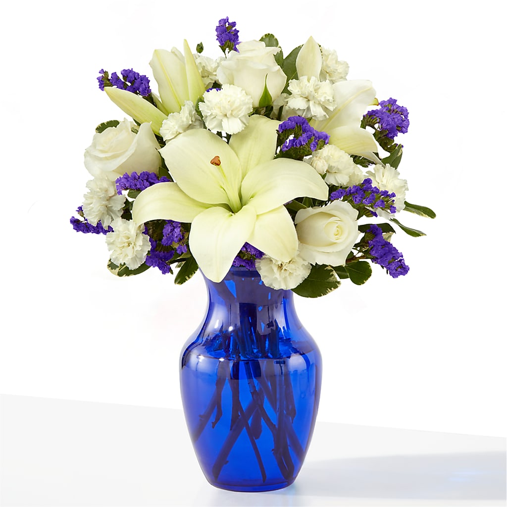 Sapphire Rush Bouquet – CHRISTINE'S CREATIONS FLOWER SHOP, West Haven CT
