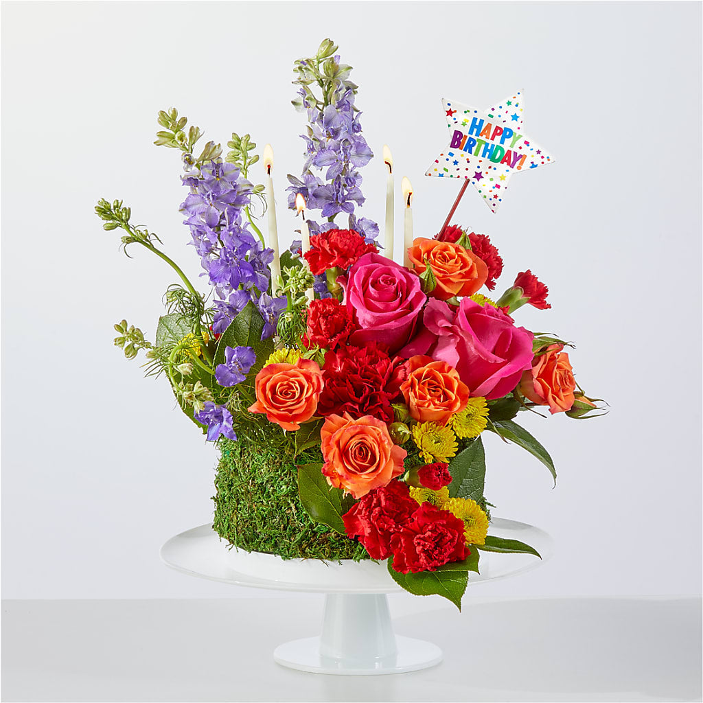 Best Year Yet Floral Cake – CHRISTINE'S CREATIONS FLOWER SHOP, West Haven CT