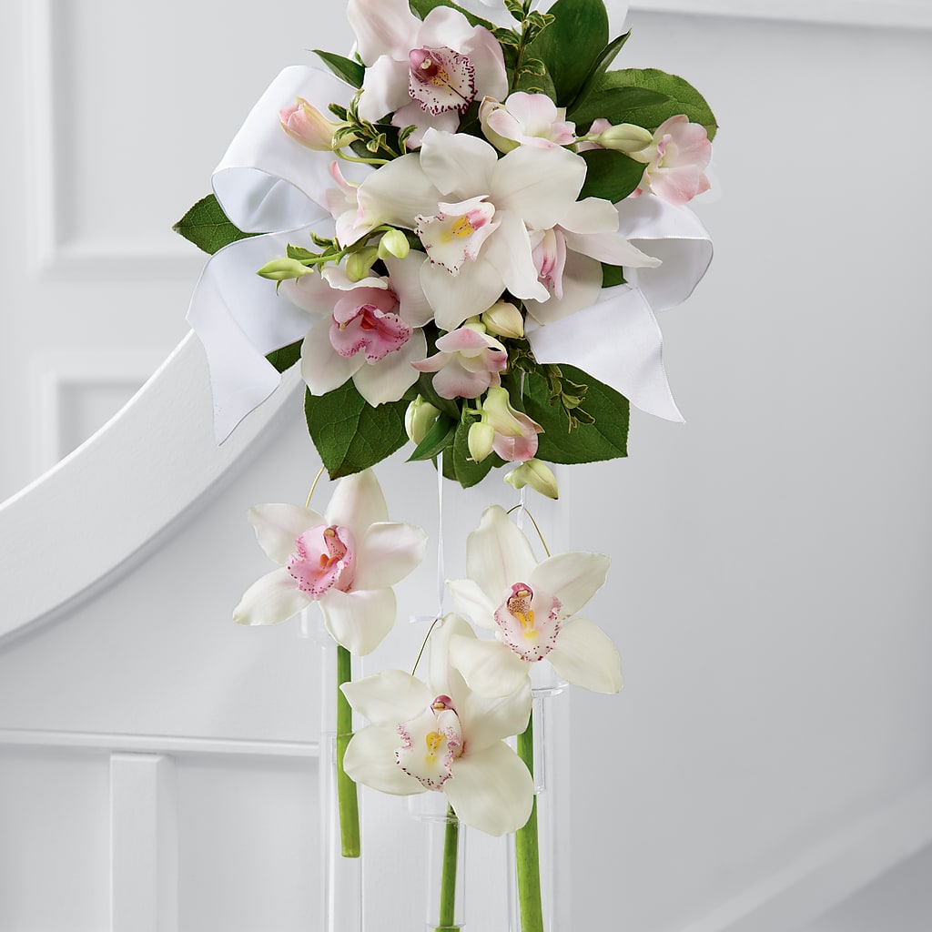 Perfect Entrance Pew Arrangement – CHRISTINE'S CREATIONS FLOWER SHOP, West Haven CT