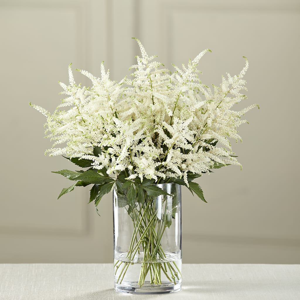 White Astilbe Bouquet – CHRISTINE'S CREATIONS FLOWER SHOP, West Haven CT