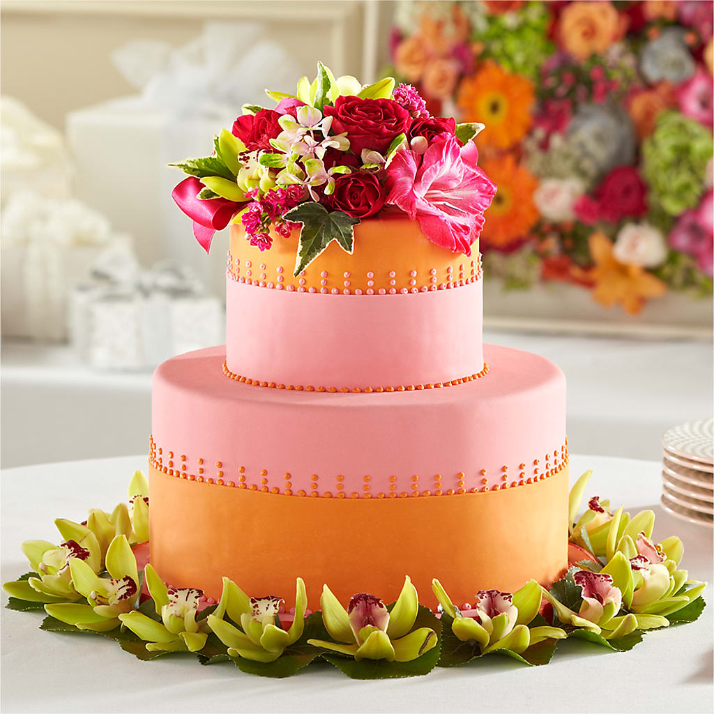 Sweet Citrus Cake Decor – CHRISTINE'S CREATIONS FLOWER SHOP, West Haven CT