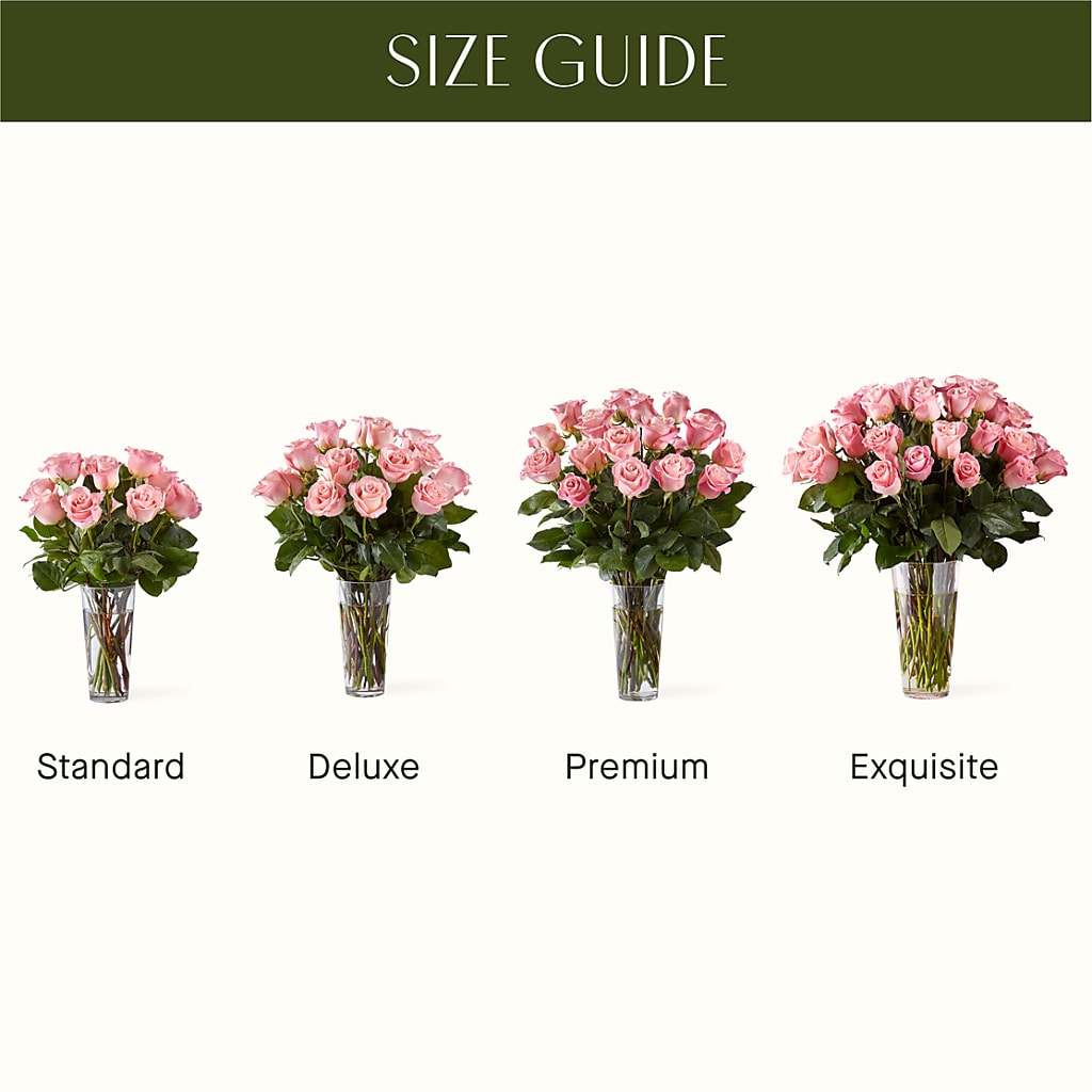 Long Stem Pink Rose Bouquet – CHRISTINE'S CREATIONS FLOWER SHOP, West Haven CT