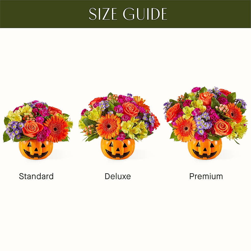 Tricks & Treats Pumpkin – CHRISTINE'S CREATIONS FLOWER SHOP, West Haven CT