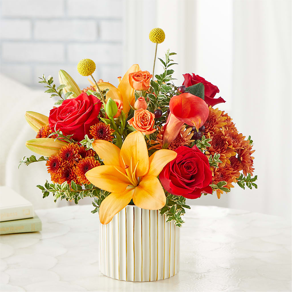 Scarlet Skies Bouquet – CHRISTINE'S CREATIONS FLOWER SHOP, West Haven CT