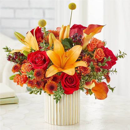 Scarlet Skies Bouquet – CHRISTINE'S CREATIONS FLOWER SHOP, West Haven CT