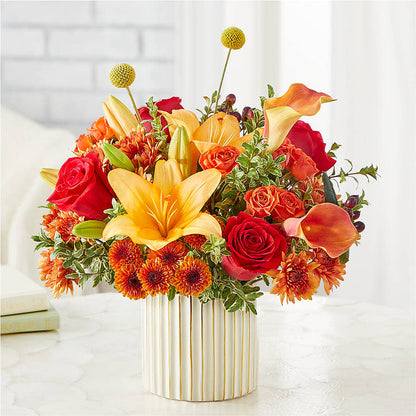 Scarlet Skies Bouquet – CHRISTINE'S CREATIONS FLOWER SHOP, West Haven CT