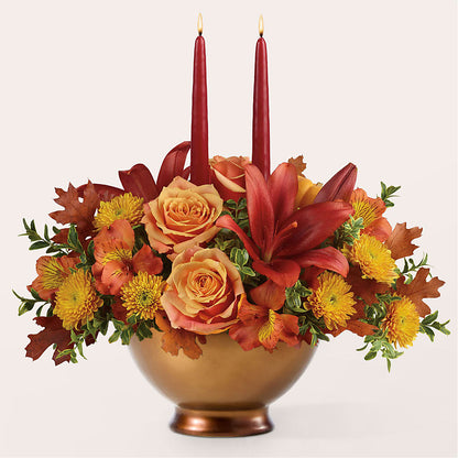 Harvest Table Centerpiece – CHRISTINE'S CREATIONS FLOWER SHOP, West Haven CT