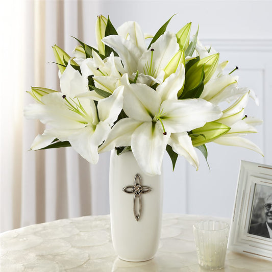 Faithful Blessings Bouquet – CHRISTINE'S CREATIONS FLOWER SHOP, West Haven CT