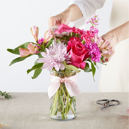 Pink Ribbon - A Florist Original – CHRISTINE'S CREATIONS FLOWER SHOP, West Haven CT