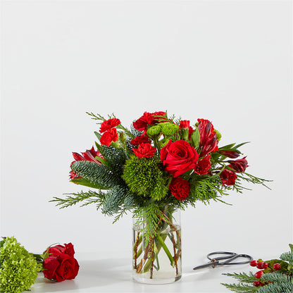 Merry Moment Bouquet – A Florist Original – CHRISTINE'S CREATIONS FLOWER SHOP, West Haven CT