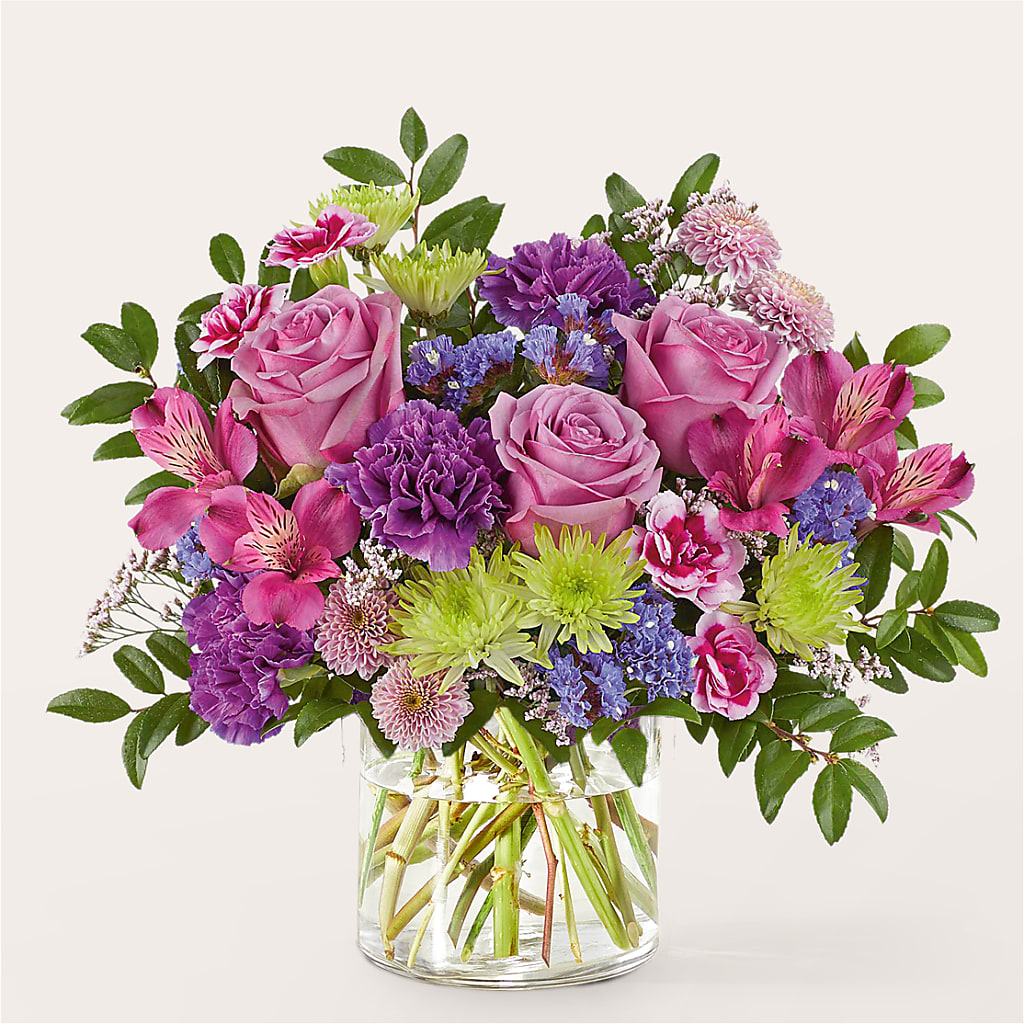 Glass Half Full Bouquet – CHRISTINE'S CREATIONS FLOWER SHOP, West Haven CT