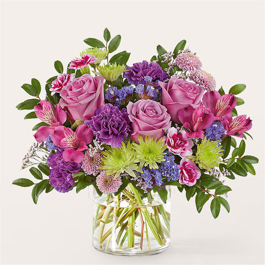 Glass Half Full Bouquet – CHRISTINE'S CREATIONS FLOWER SHOP, West Haven CT