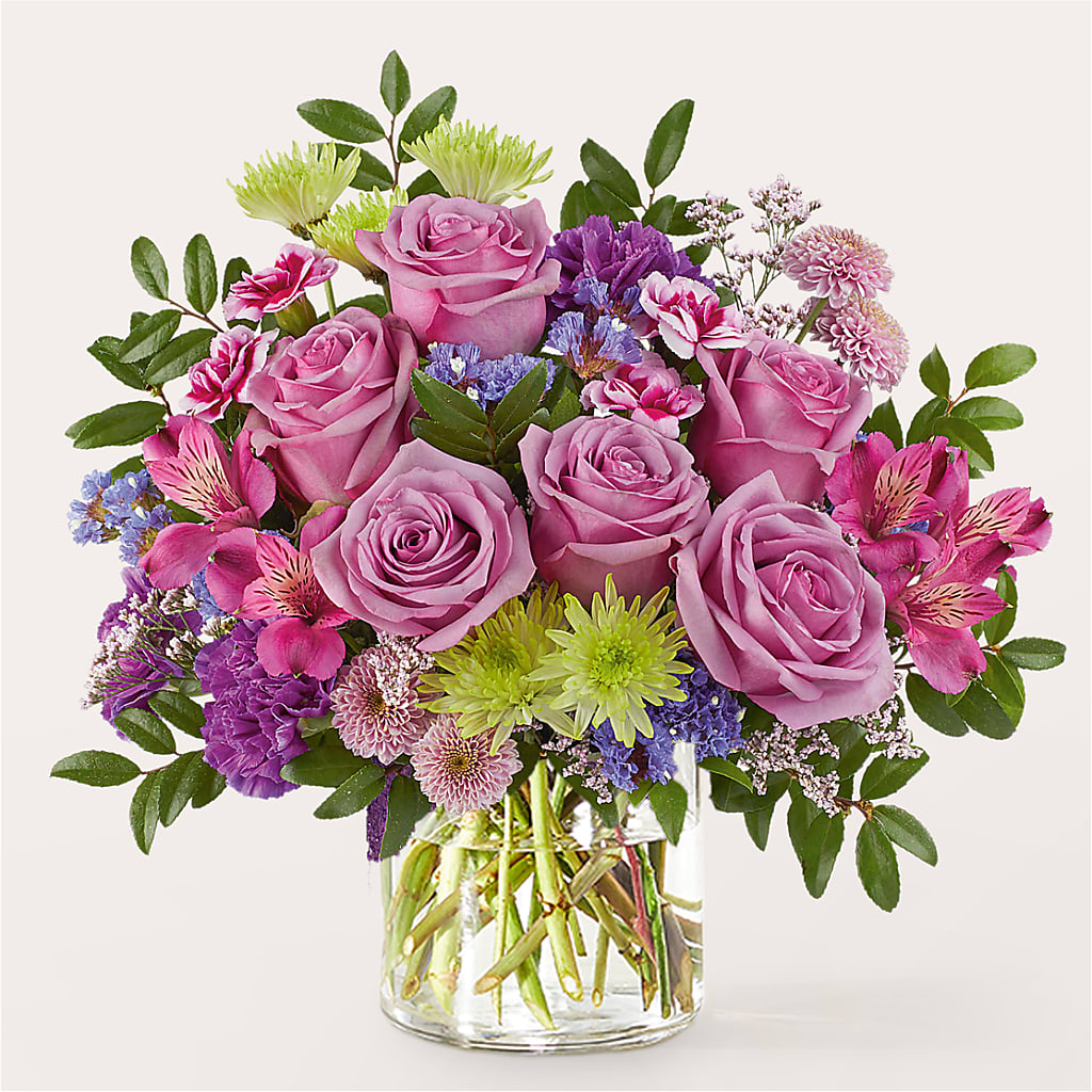 Glass Half Full Bouquet – CHRISTINE'S CREATIONS FLOWER SHOP, West Haven CT