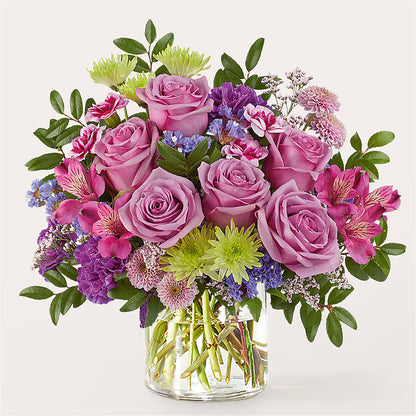 Glass Half Full Bouquet – CHRISTINE'S CREATIONS FLOWER SHOP, West Haven CT