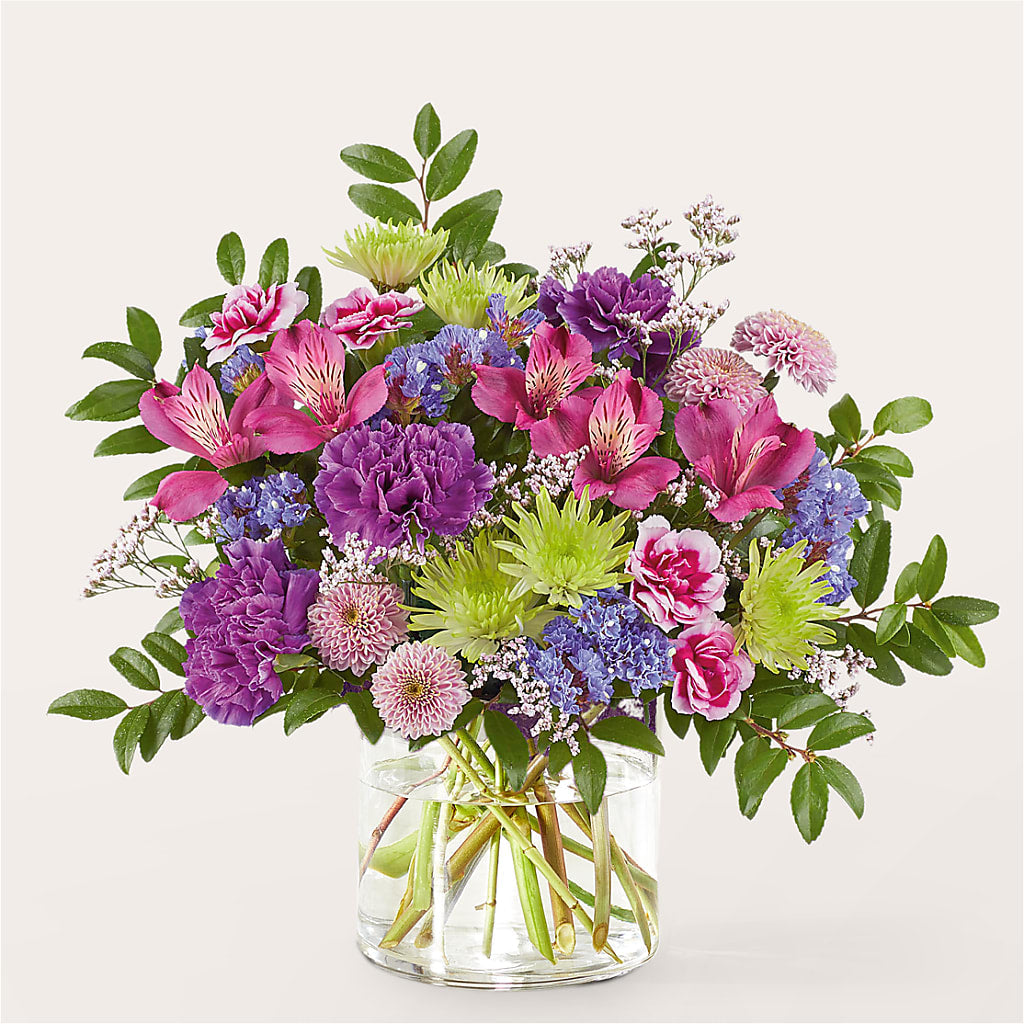 Glass Half Full Bouquet – CHRISTINE'S CREATIONS FLOWER SHOP, West Haven CT