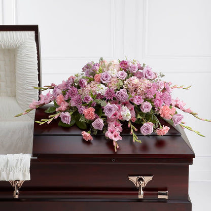 Immorata Casket Spray – CHRISTINE'S CREATIONS FLOWER SHOP, West Haven CT