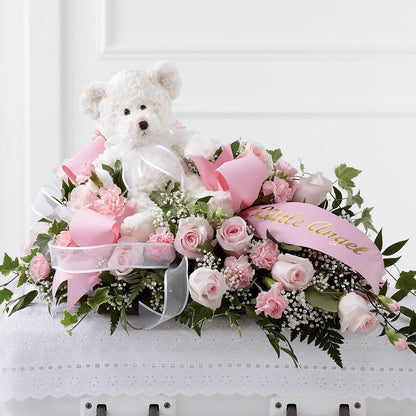 Touch of Sympathy Casket Spray – CHRISTINE'S CREATIONS FLOWER SHOP, West Haven CT