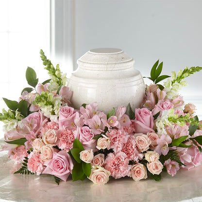 Blooms of Hope Cremation Adornment – CHRISTINE'S CREATIONS FLOWER SHOP, West Haven CT