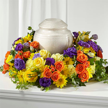 Blossoms of Remembrance Cremation Adornment – CHRISTINE'S CREATIONS FLOWER SHOP, West Haven CT