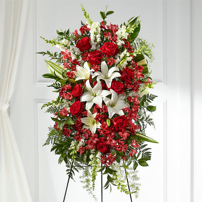 Everlasting Memory Standing Spray – CHRISTINE'S CREATIONS FLOWER SHOP, West Haven CT
