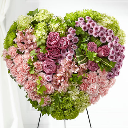 Heartwarming Standing Heart – CHRISTINE'S CREATIONS FLOWER SHOP, West Haven CT