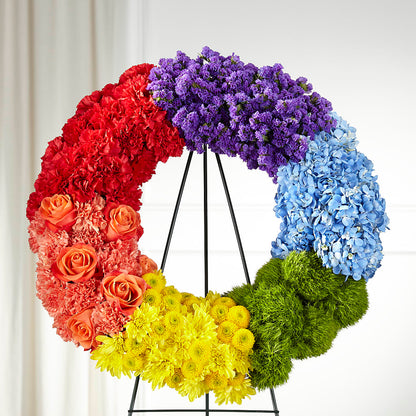 Circle of Love Wreath – CHRISTINE'S CREATIONS FLOWER SHOP, West Haven CT