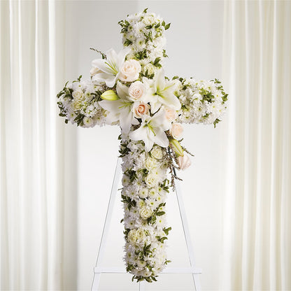 Spiritual Guidance Standing Spray – CHRISTINE'S CREATIONS FLOWER SHOP, West Haven CT
