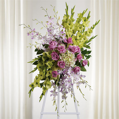 Lasting Legacy Standing Spray – CHRISTINE'S CREATIONS FLOWER SHOP, West Haven CT
