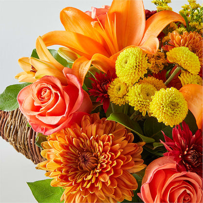 Bouquet of Blessings Cornucopia – CHRISTINE'S CREATIONS FLOWER SHOP, West Haven CT