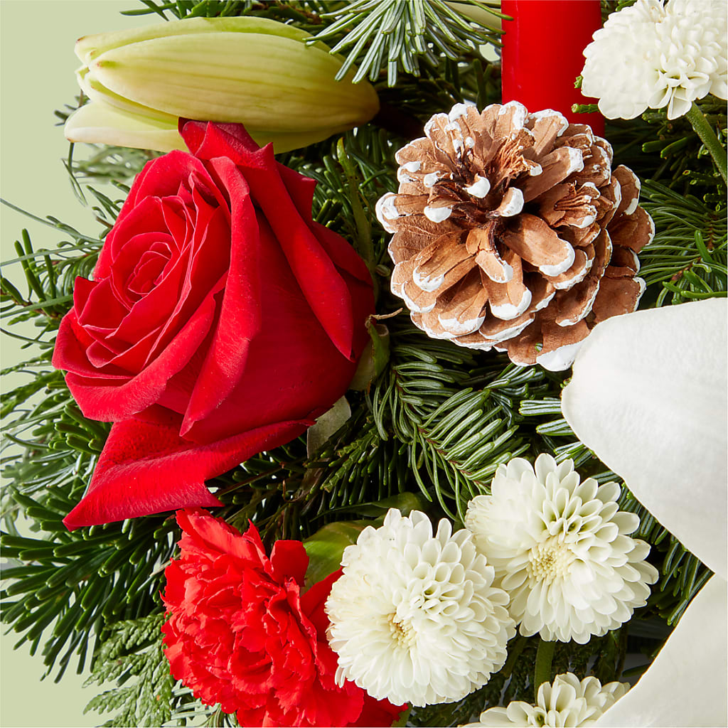 Seasonal Festivities Centerpiece – CHRISTINE'S CREATIONS FLOWER SHOP, West Haven CT