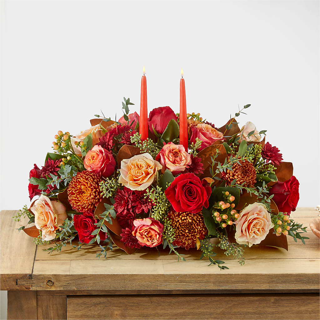 Gather Near Centerpiece – CHRISTINE'S CREATIONS FLOWER SHOP, West Haven CT